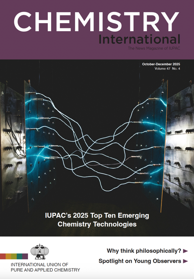 eTOC Chemistry International Oct Dec 2025 IUPAC International